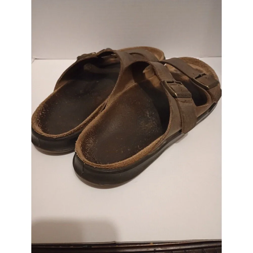 Birkenstock ARIZONA CROSSTOWN Men’s (42.5/9.5) Sandals Khaki Green Oiled Leather